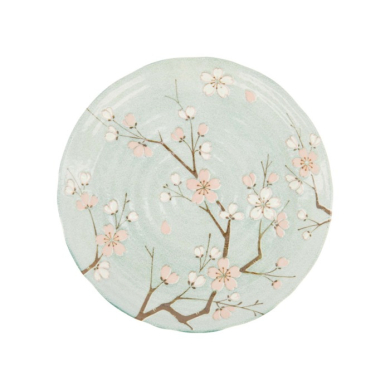 Teller Fujisakura Grün, Porzellan, Ø 24,7 cm, Art.-Nr. 617515