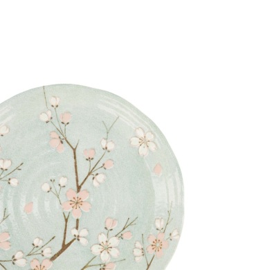Teller Fujisakura Grün, Porzellan, Ø 24,7 cm, Art.-Nr. 617515