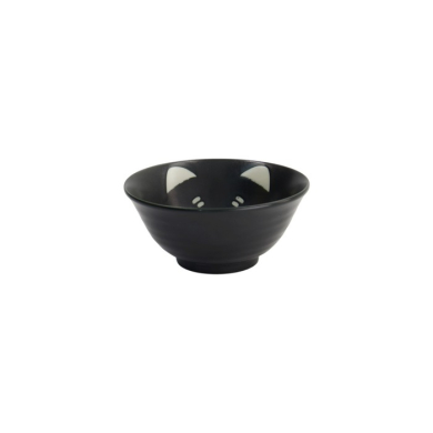 TDS, Schale, Kawaii Cat Neko, Schwarz, Ø 15x7 cm, 500 ml - Art Nr. 617584