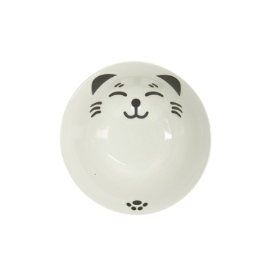 TDS, Schale, Kawaii Cat Neko, Weiß, Ø 15x7cm, 500ml - Art Nr. 617591