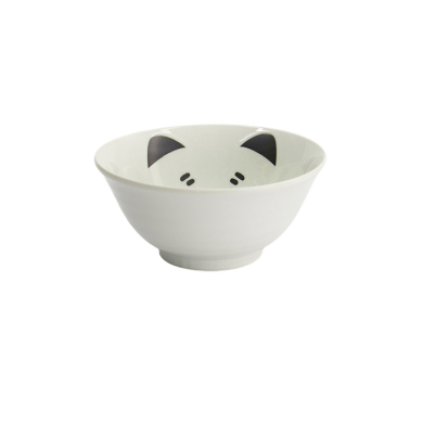 TDS, Schale, Kawaii Cat Neko, Weiß, Ø 15x7cm, 500ml - Art Nr. 617591
