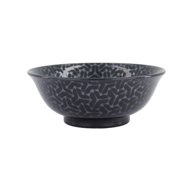 TDS, Ramenschale, Kuromonyo Kumi Kikko, Schwarz, Ø 20,5x8cm, 1200 ml- Art Nr. 617928