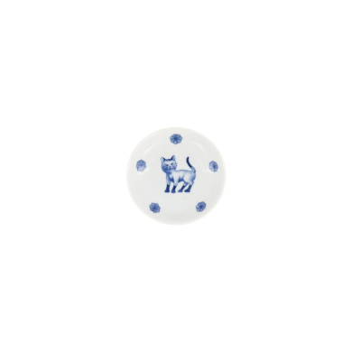 Sauce Bowl Kawaii Hananeko Cat Blue, Porcelain, Ø 9.8 cm, Item No. 618000