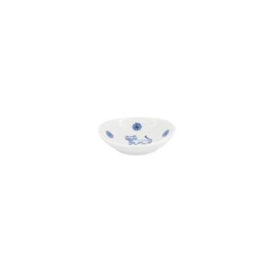 Sauce Bowl Kawaii Hananeko Cat Blue, Porcelain, Ø 9.8 cm, Item No. 618000