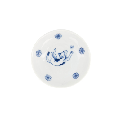 TDS, Saucenschale, Kawaii Hananeko Cat, Blau, Ø 9,8 x 2,5 cm- Art Nr. 618031