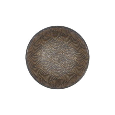 Ramen Bowl Minoyaki Bronze Brown, Porcelain, 1 l, Item No. 618574