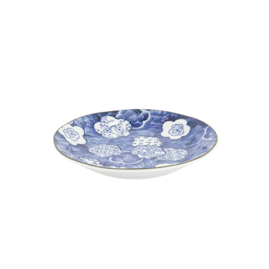 TDS, Teller, Mino Blue Ume, Blau/Weiß, Ø 16x2,5cm, Art.-Nr. 618666