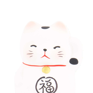 TDS, Glückskatze / Lucky Cat, Dekoration, Weiß, 5.2 cm - Art Nr. 6196
