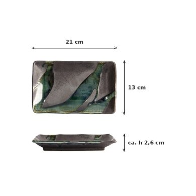 TDS, Plate, Shared Dining, 21x13 cm, Item No. 7677