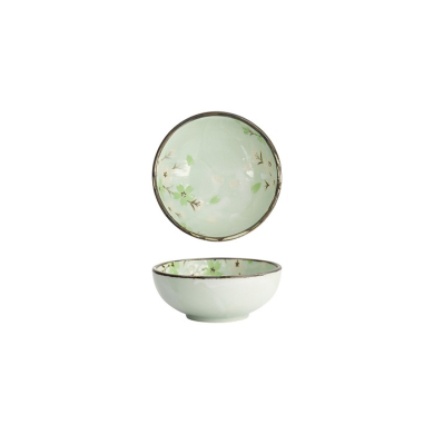 Bowl Green Cosmos, Stoneware, 200 ml