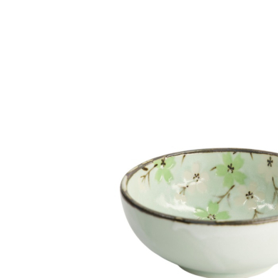 Bowl Green Cosmos, Stoneware, 200 ml, Item No. 7814