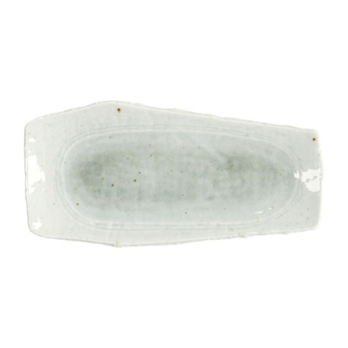 Servierplatte Mino Craft Weiß/Grün, Steinzeug, 32,4 × 16 cm, Art.-Nr. 7850