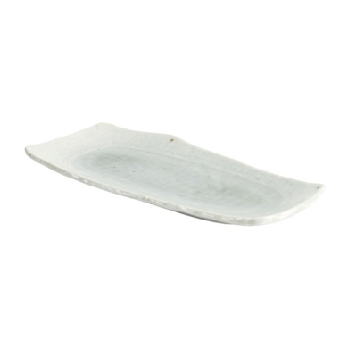 Servierplatte Mino Craft Weiß/Grün, Steinzeug, 32,4 × 16 cm, Art.-Nr. 7850