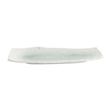 Servierplatte Mino Craft Weiß/Grün, Steinzeug, 32,4 × 16 cm, Art.-Nr. 7850