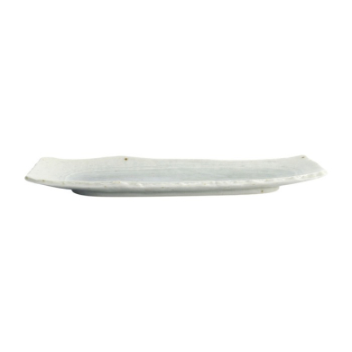 Servierplatte Mino Craft Weiß/Grün, Steinzeug, 32,4 × 16 cm, Art.-Nr. 7850