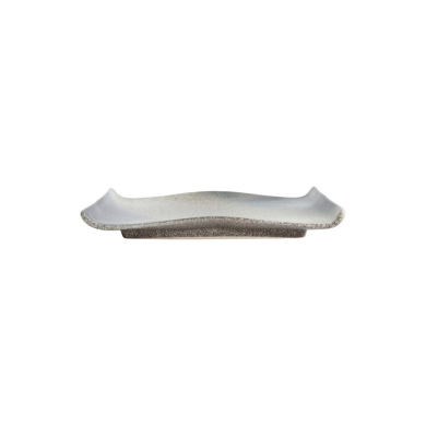 Sushi Plate Tajimi Blue, Grey, White, Stoneware, 21.7 × 15 × 2.5 cm, Item No. 7999