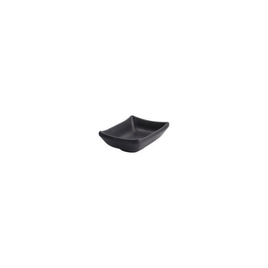 Saucenschale Schwarz, Melamin, 9,2 × 6,9 × 3,1 cm, Art.-Nr. 8017