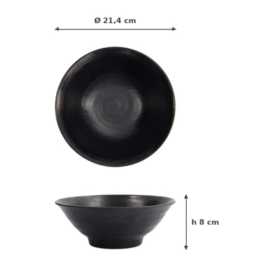 Noodle Bowl, Melamine, 840 ml, Item No. 8025