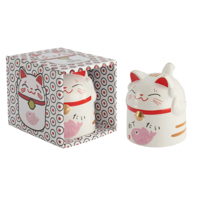 Geschenkset Kawaii Glückliche Katze (Lucky Cat) Tasse bei Tokyo Design Studio (Bild 1 von 4)