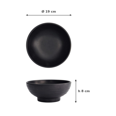 Noodle Bowl, Melamine, 850 ml, Item No. 8556