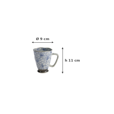 Tasse Botan Blau, Steinzeug, 400 ml, Art.-Nr. 8896