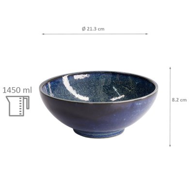 TDS, Bowl, Cobalt Blue, Ø 21,3 cm, Item No. 14314