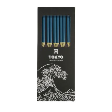 TDS, 5 Paar Essstäbchen, Bamboo Petrol, Art.-Nr. 14459