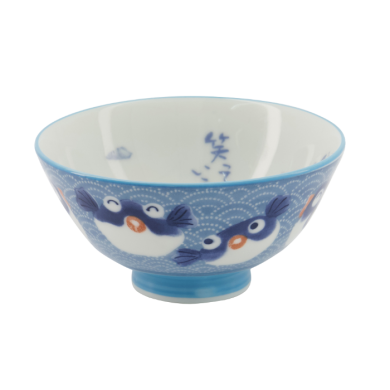 TDS, Schale, Kawaii Fisch, Blau, Ø 11,2 x 6 cm, 300 ml - Art Nr. 14970
