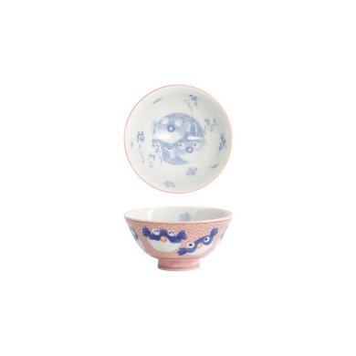 Bowl Kawaii Fisch Pink, Porcelain, 300 ml
