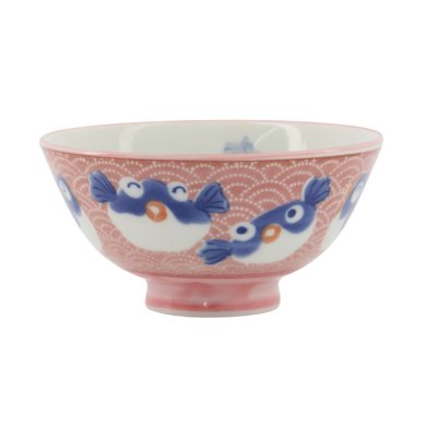 TDS, Bowl, Kawaii Fish, Pink, Ø 11.2 x 6 cm, 300 ml - Item No. 14971