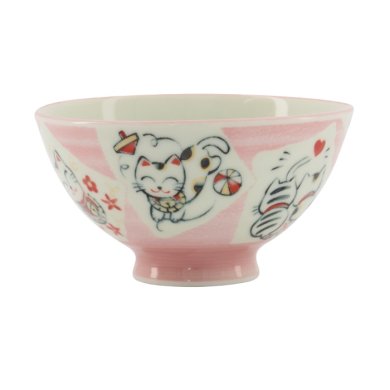 Schale Kawaii Katze Neko Rosa, Porzellan, 300 ml, Art.-Nr. 14973