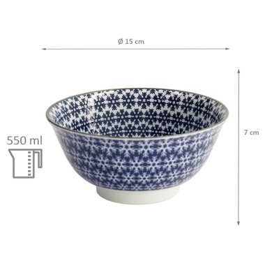 TDS, Bowl, Mixed Bowls, Ø 15 x 7 cm 550 ml, Item No. 15407