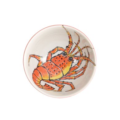 TDS, Bowl, Seafood, Ø 13.2 x 6.8 cm, 500 ml, Lobster, Red - Item No. 15485