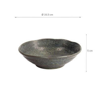 TDS, Bowl, Onyx Noir, Ø 16.5 cm, Item No. 15542