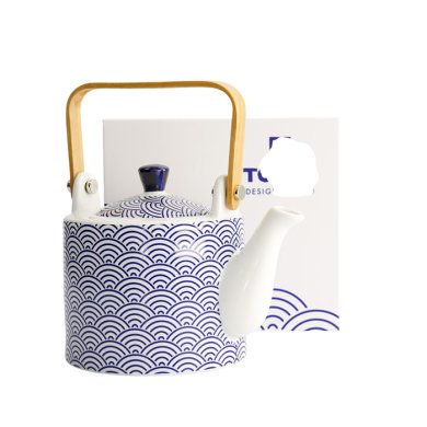 Teekanne Nippon Blue Waves Blau/Weiß, Porzellan, 800 ml, Art.-Nr. 15635