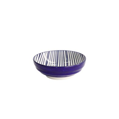 TDS, Sauce Bowl, Nippon Blue, Lines, Ø 9.5 x 3cm - Item No. 15988