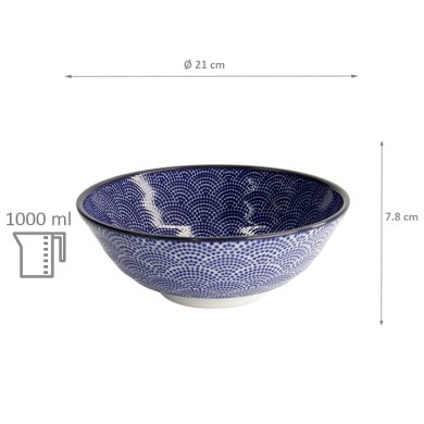 Nippon Blue 2 Schalen Set bei Tokyo Design Studio (Bild 4 von 4)
