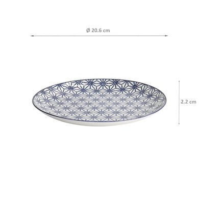 TDS, Teller Set, 4-tlg., Nippon Blue, Ø 20,6 x 2,2 cm - Art Nr. 17959