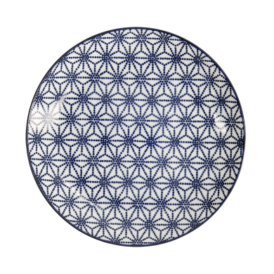 TDS, Teller, Nippon Blue, Stars, Ø 20,6 x 2,2 cm - Art Nr. 16023