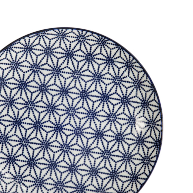 TDS, Teller, Nippon Blue, Stars, Ø 20,6 x 2,2 cm - Art Nr. 16023