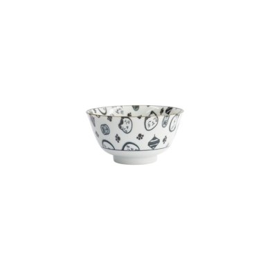 Bowl Kawaii Lucky Cat Neko Black, Porcelain, 300 ml, Item No. 16122