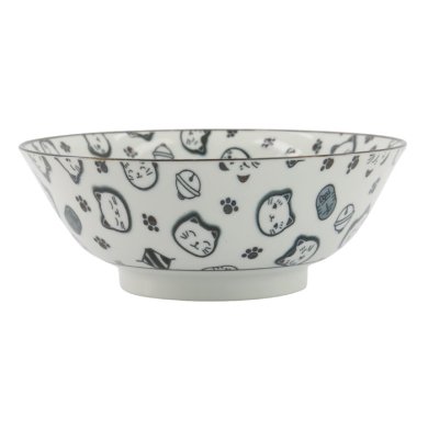 Kawaii Glückskatze (Lucky Cat) Neko Ramen-Schale bei Tokyo Design Studio (Bild 3 von 5)