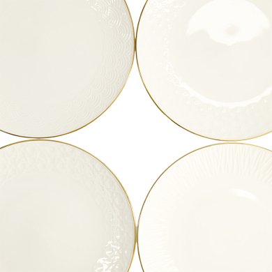 TDS, Teller Set, 4-tlg., Nippon White, Ø 19 cm, Art.-Nr. 16446