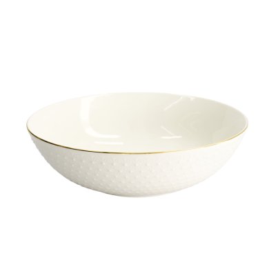 TDS, Bowl, Nippon White, Stars, Ø 23 x 6.5 cm 1300 ml- Item No. 16454