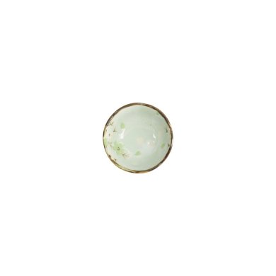 Sauce Bowl Green Cosmos, Stoneware, 100 ml, Item No. 16506