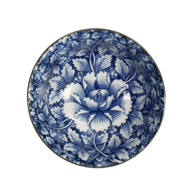 TDS, Schale, Hana Blue Mixed Bowls, Ø 14,8 x 6,8 cm 550 ml, Dami Botan, Art Nr. 16521