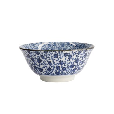 TDS, Bowl, Hana Blue Mixed Bowls, Ø 14.8 x 6.8 cm 550 ml, Karakusa - Item No. 16522