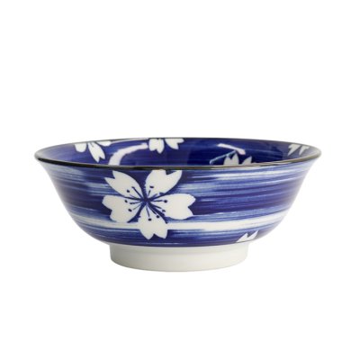 TDS, Ramen-Schale, Mixed Bowls, Ø 20,5 x 8 cm 1200 ml, Hakeme Sakura, Art Nr. 16541
