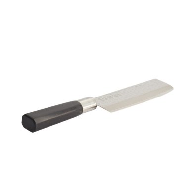Nakiri Knife (vegetable knife) Sekiryu, Stainless steel, Hammered finish, blade 16.5 cm, handle in ABS plastic, Item No. 16601