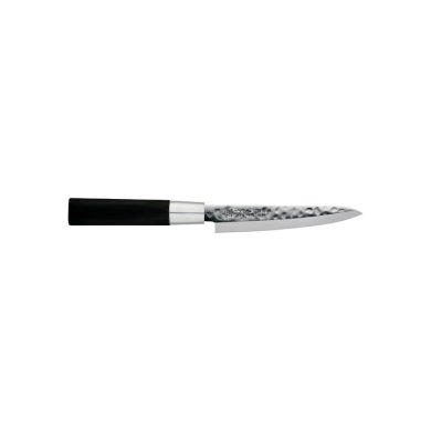 Petty Knife (small all-purpose knife) Sekiryu, Stainless steel, Hammered finish, blade 12 cm, handle in ABS plastic
